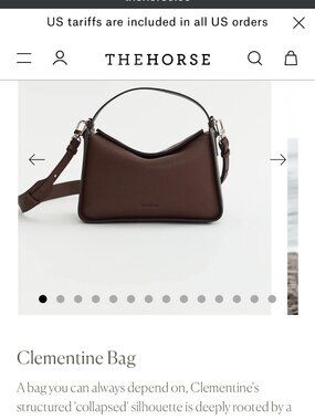 The Horse Clementine Coffee Pebbled Leather